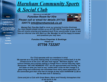 Tablet Screenshot of harnhamclub.co.uk